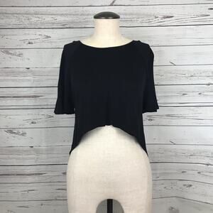 Forever 21 Crossed Over Open Back Crop Top Size S